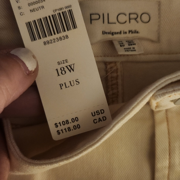 NWT Anthropologie Denim Mini Skirt - Picture 5 of 7